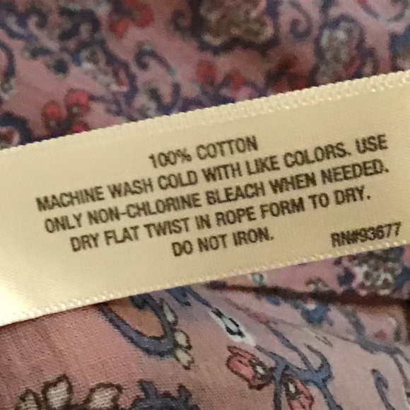 Paisley pink top - Picture 7 of 7